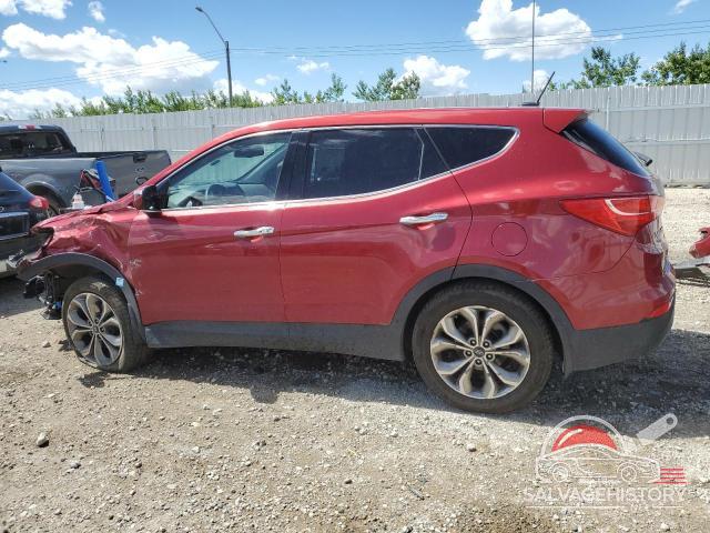 5XYZUDLA8DG085466 2013 HYUNDAI SANTA FE photo no. 2
