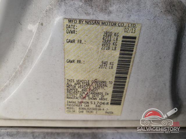 1N4AL3APXDN517068 2013 NISSAN ALTIMA photo no. 12