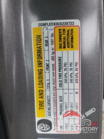 2GNFLEEK0C6228723 2012 CHEVROLET EQUINOX photo no. 13