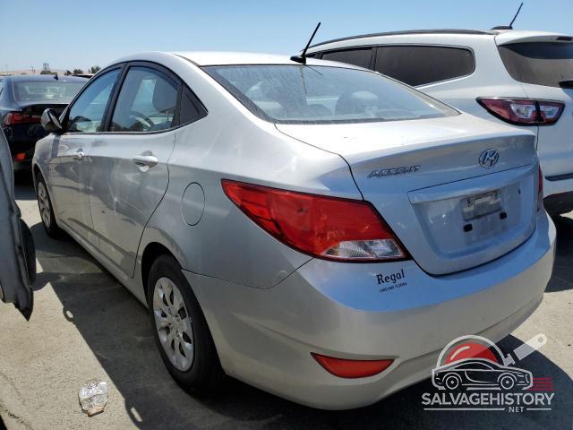 KMHCT4AE0GU960911 2016 HYUNDAI ACCENT photo no. 2