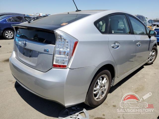 JTDKN3DU1A0130301 2010 TOYOTA PRIUS photo no. 3