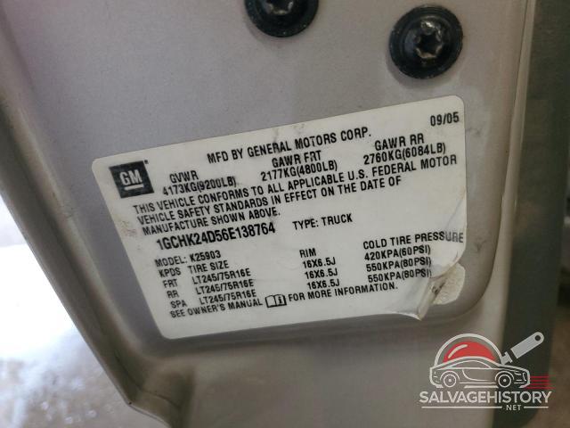 1GCHK24D56E138764 2006 CHEVROLET ALL Models photo no. 12
