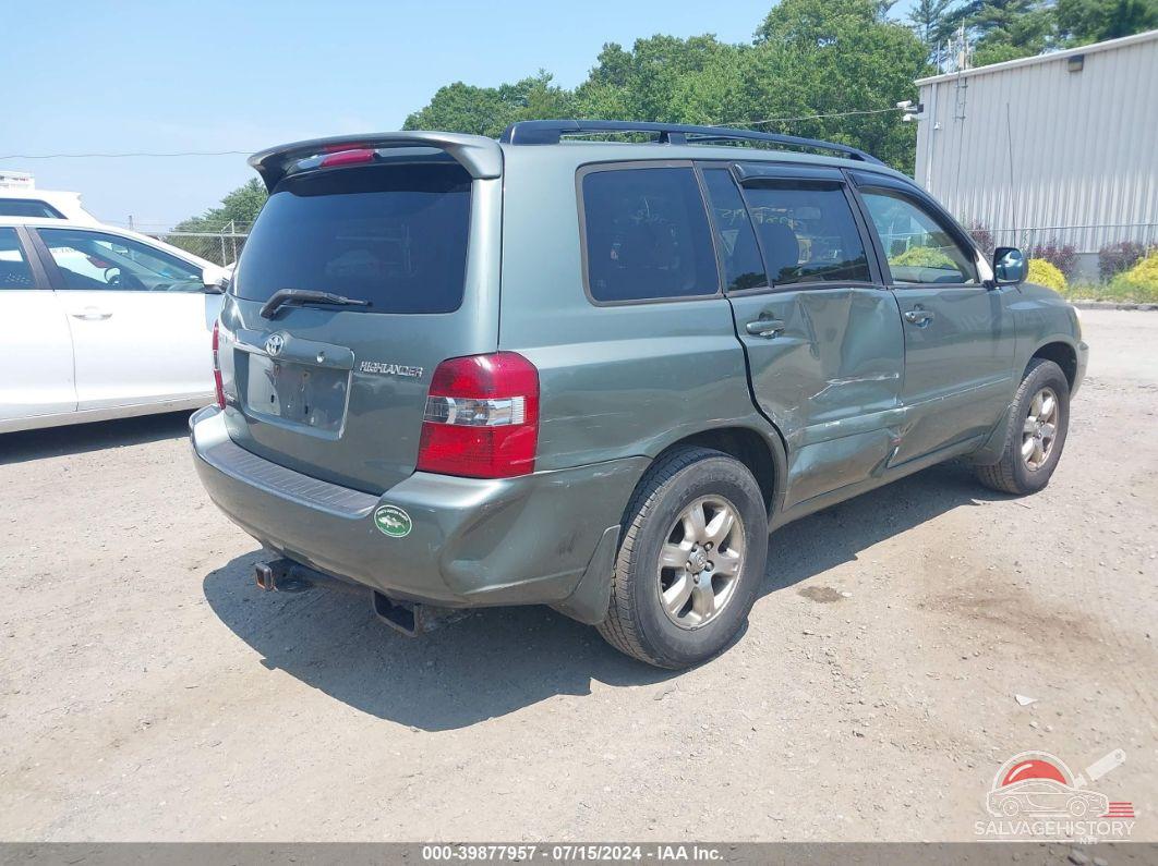 JTEEP21A250112869 2005 TOYOTA HIGHLANDER photo no. 4