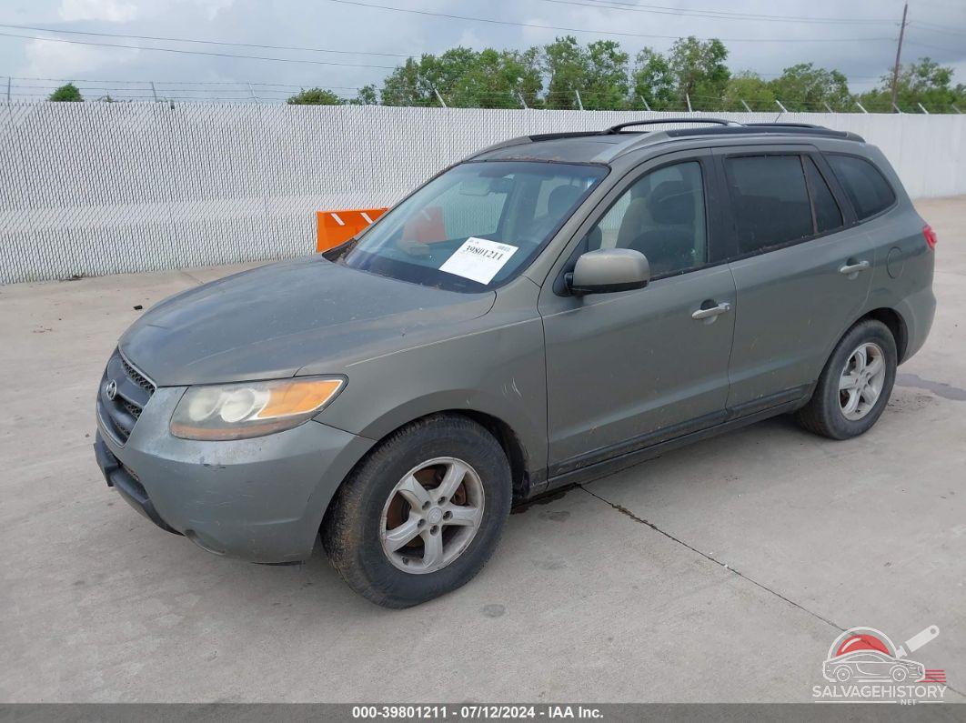 KM8SG13D07U124065 2007 HYUNDAI SANTA FE photo no. 2