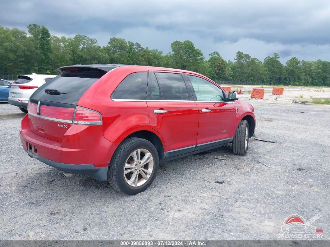 2LMDJ6JC0ABJ02683 2010 LINCOLN MKX photo no. 4