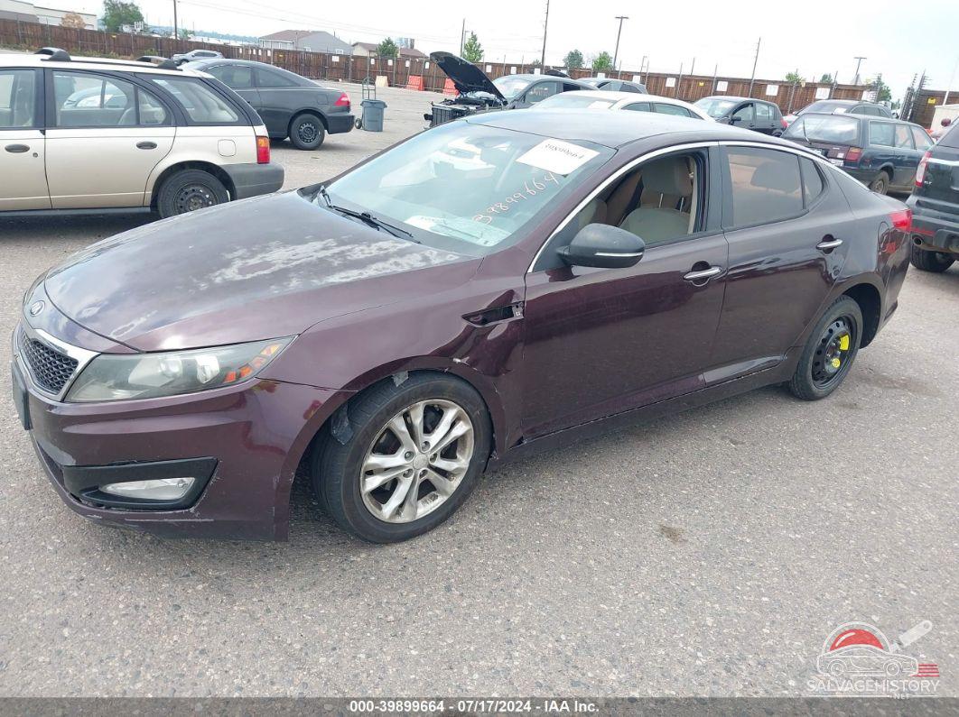 5XXGM4A7XDG115473 2013 KIA OPTIMA photo no. 2
