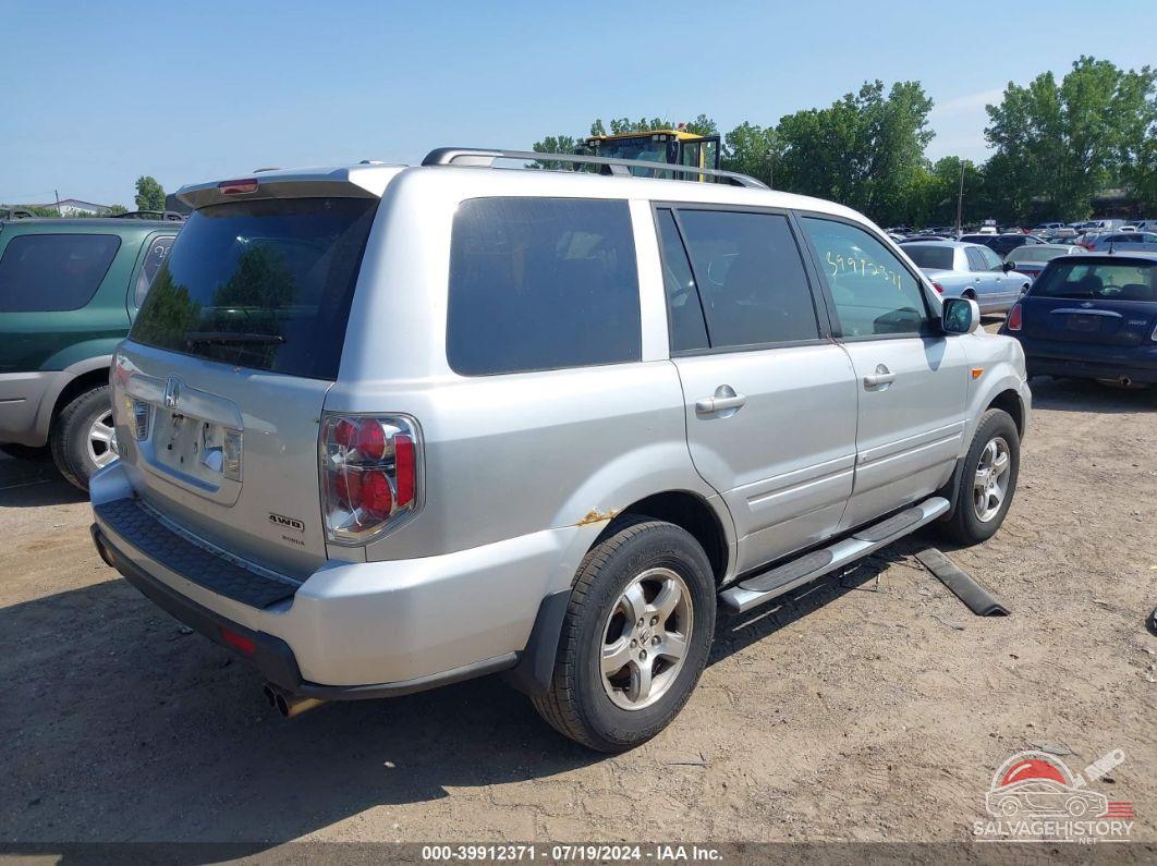 2HKYF18736H509553 2006 HONDA PILOT photo no. 4