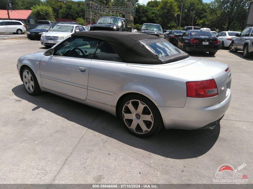 WUARL48H85K902474 2005 AUDI S4 photo no. 3