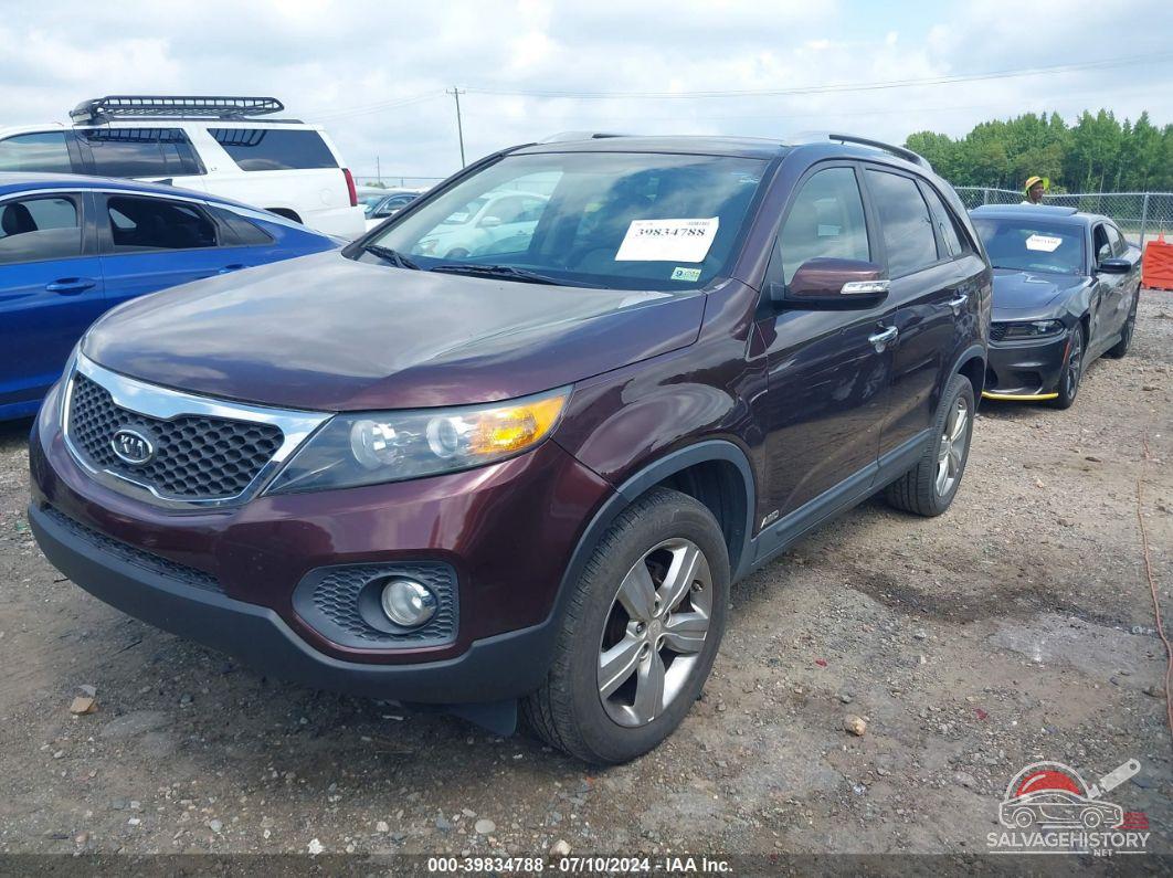 5XYKUCA68DG361283 2013 KIA SORENTO photo no. 2