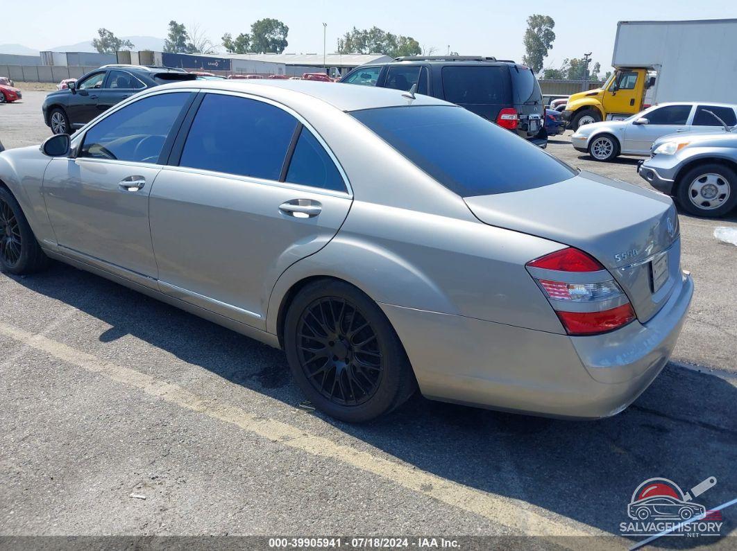 WDDNG71X07A125936 2007 MERCEDES-BENZ S 550 photo no. 3