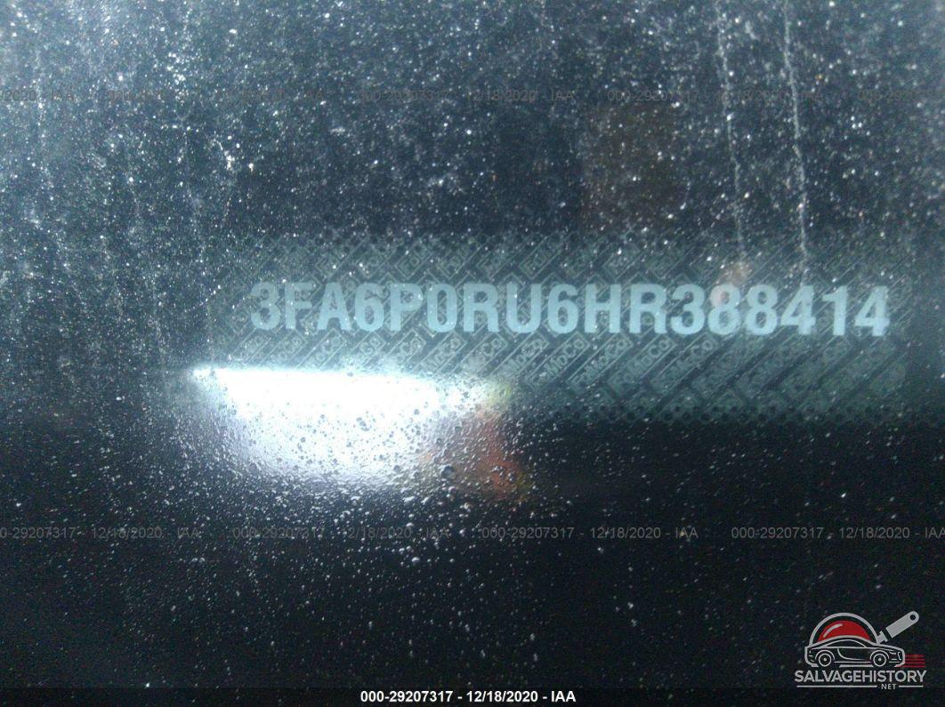 3FA6P0RU6HR388414 2017 FORD FUSION photo no. 9