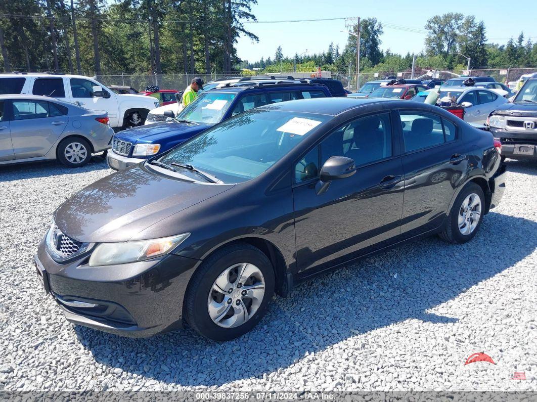19XFB2F50DE219766 2013 HONDA CIVIC photo no. 2