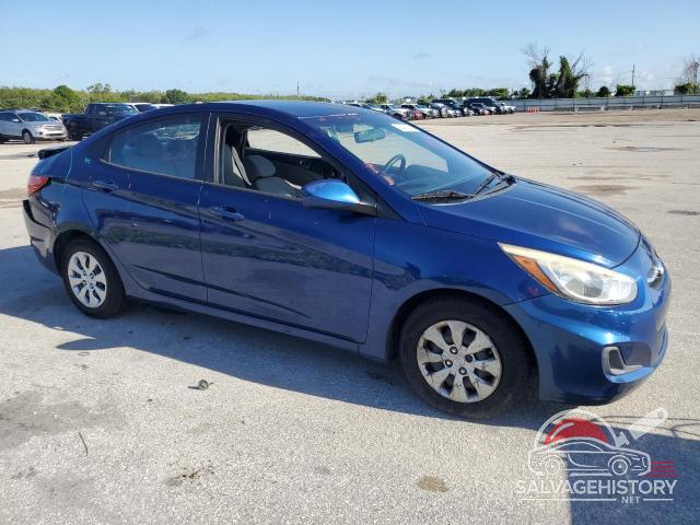 KMHCT4AEXFU840984 2015 HYUNDAI ACCENT photo no. 4