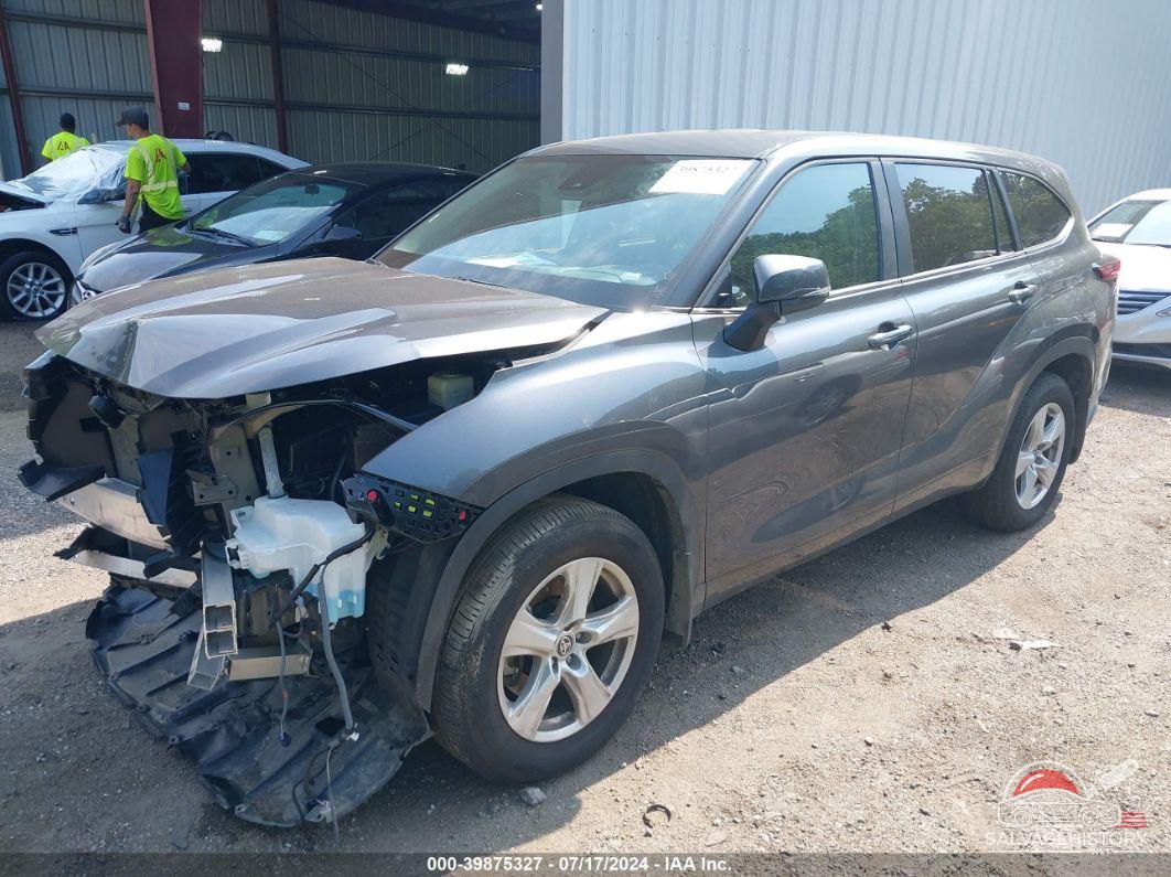 5TDKDRAH6PS501990 2023 TOYOTA HIGHLANDER photo no. 2