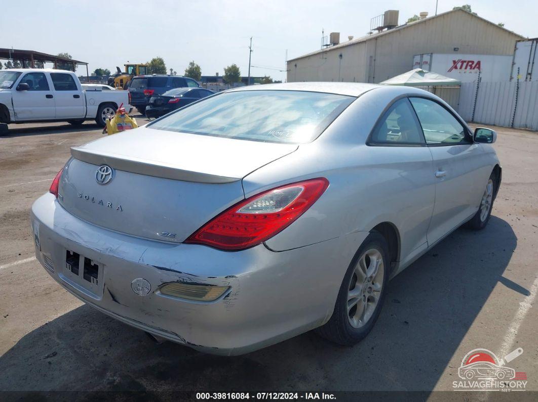 4T1CE30P87U756204 2007 TOYOTA CAMRY SOLARA photo no. 4
