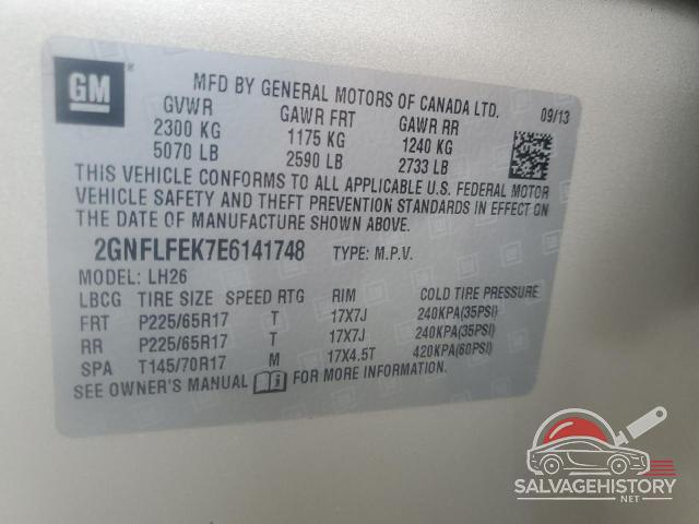 2GNFLFEK7E6141748 2014 CHEVROLET EQUINOX photo no. 13