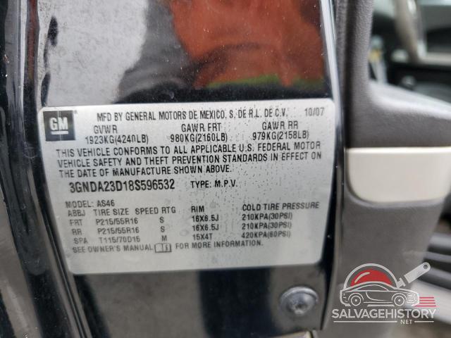3GNDA23D18S596532 2008 CHEVROLET HHR photo no. 12