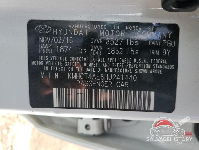 KMHCT4AE6HU241440 2017 HYUNDAI ACCENT photo no. 12