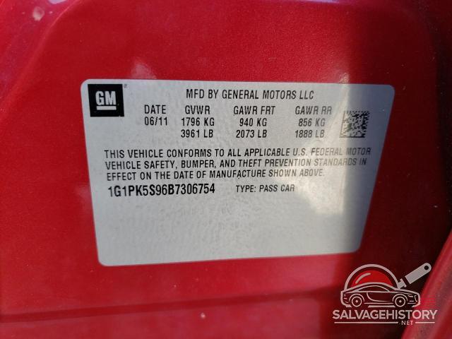 1G1PK5S96B7306754 2011 CHEVROLET CRUZE photo no. 12