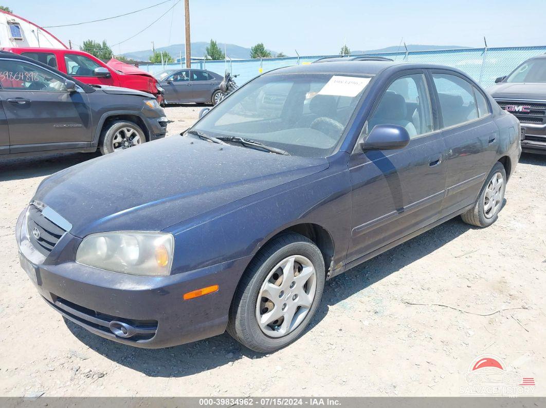 KMHDN46D14U796062 2004 HYUNDAI ELANTRA photo no. 2
