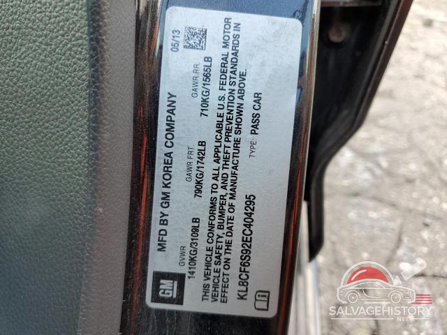 KL8CF6S92EC404295 2014 CHEVROLET SPARK photo no. 12