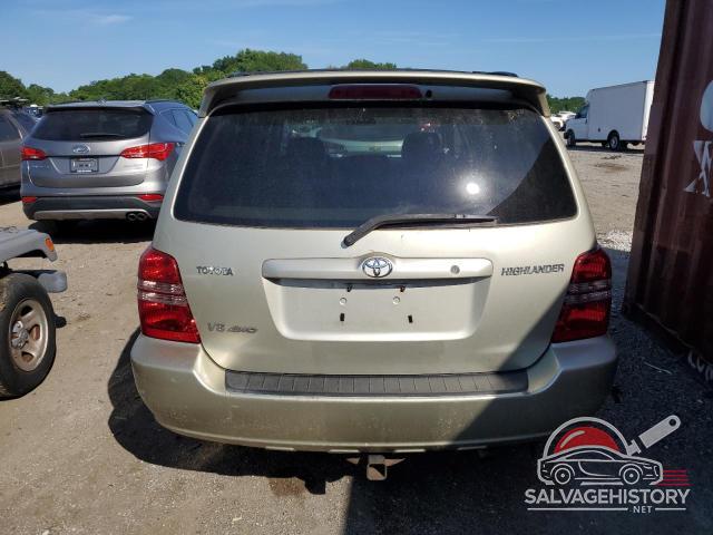 JTEHF21A030148735 2003 TOYOTA HIGHLANDER photo no. 6