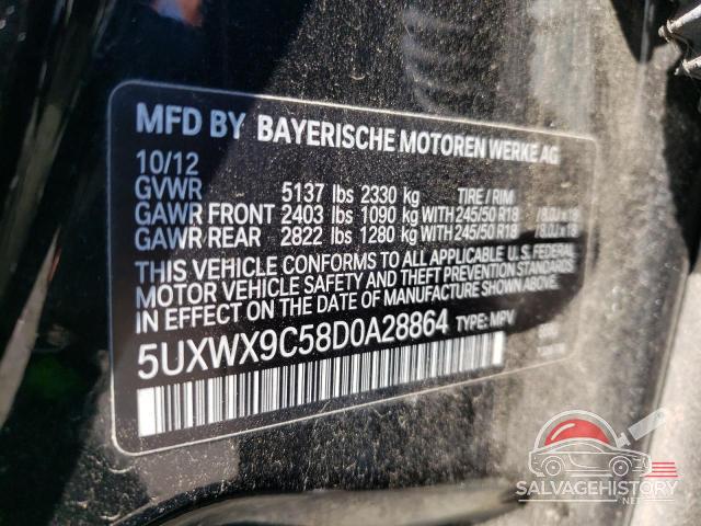 5UXWX9C58D0A28864 2013 BMW X3 photo no. 14