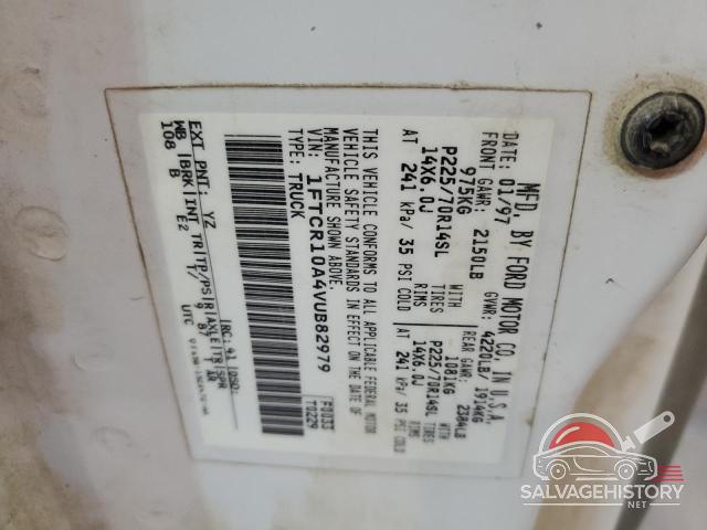 1FTCR10A4VUB82979 1997 FORD RANGER photo no. 12