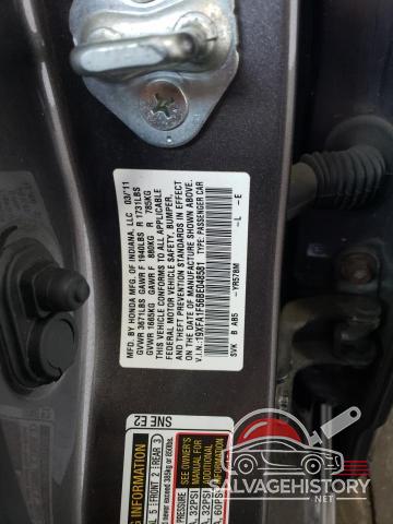 19XFA1F56BE048581 2011 HONDA CIVIC photo no. 12