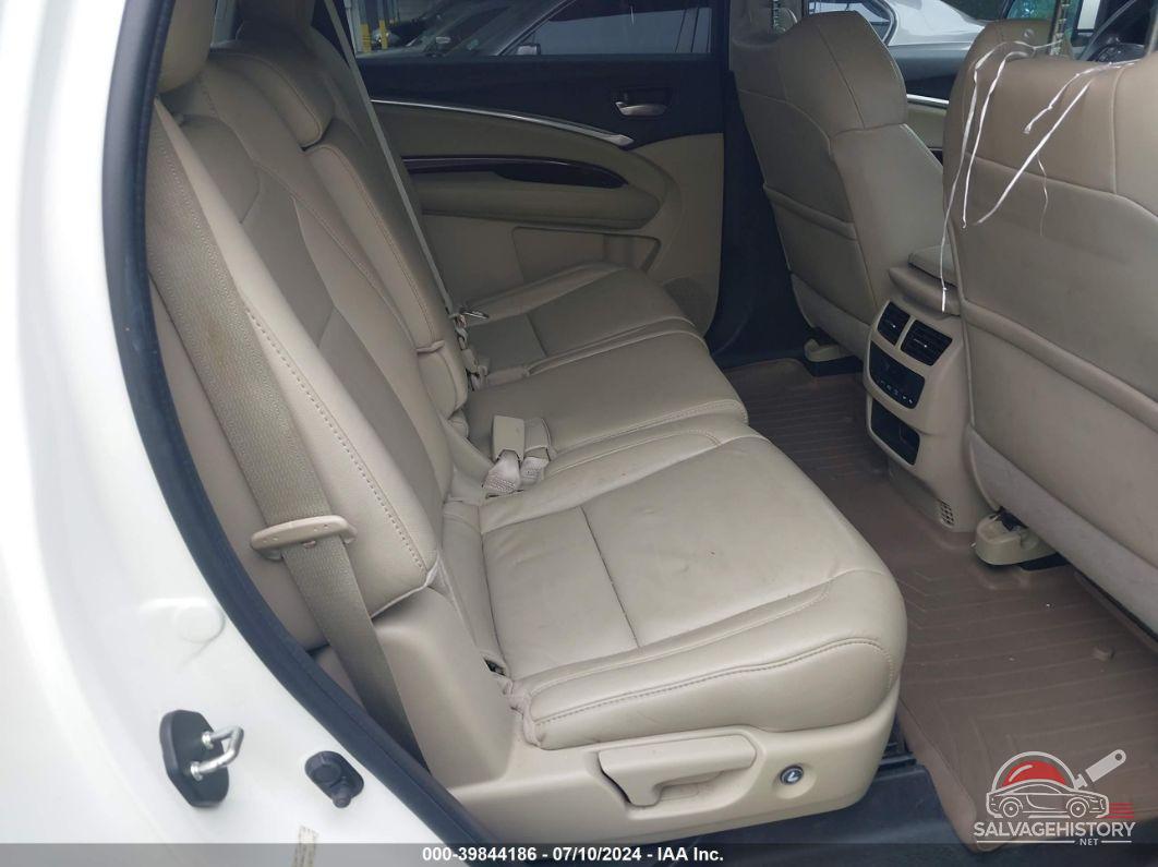 5FRYD4H29GB007303 2016 ACURA MDX photo no. 8