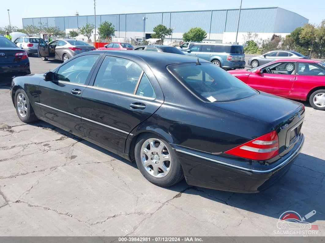 WDBNG75JXYA049917 2000 MERCEDES-BENZ S photo no. 3