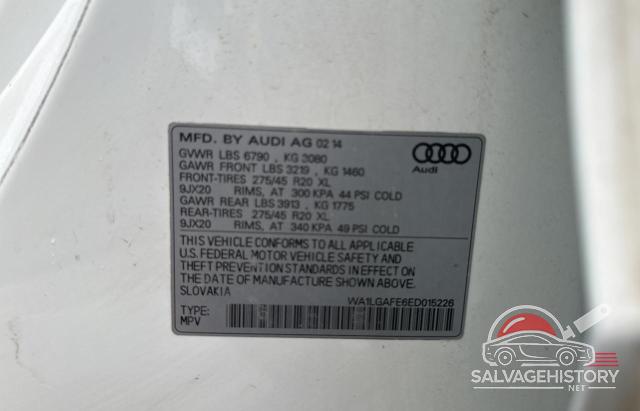WA1LGAFE6ED015226 2014 AUDI Q7 photo no. 10