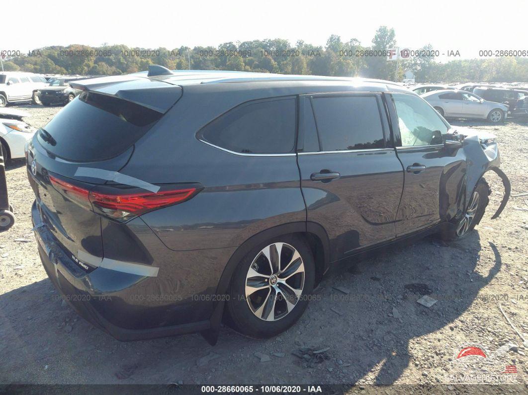 5TDGZRBH1LS034705 2020 TOYOTA HIGHLANDER photo no. 4