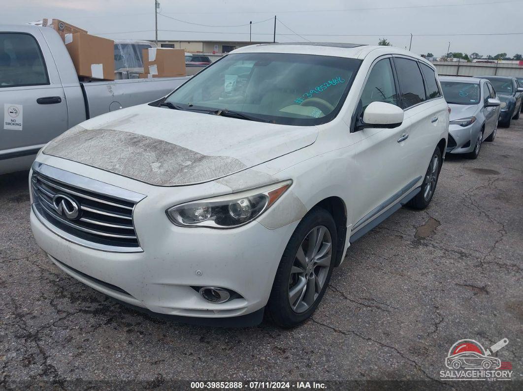 5N1AL0MN4DC309651 2013 INFINITI JX35 photo no. 2