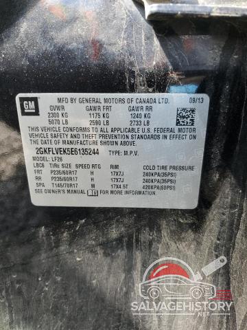 2GKFLVEK5E6135244 2014 GMC TERRAIN photo no. 12
