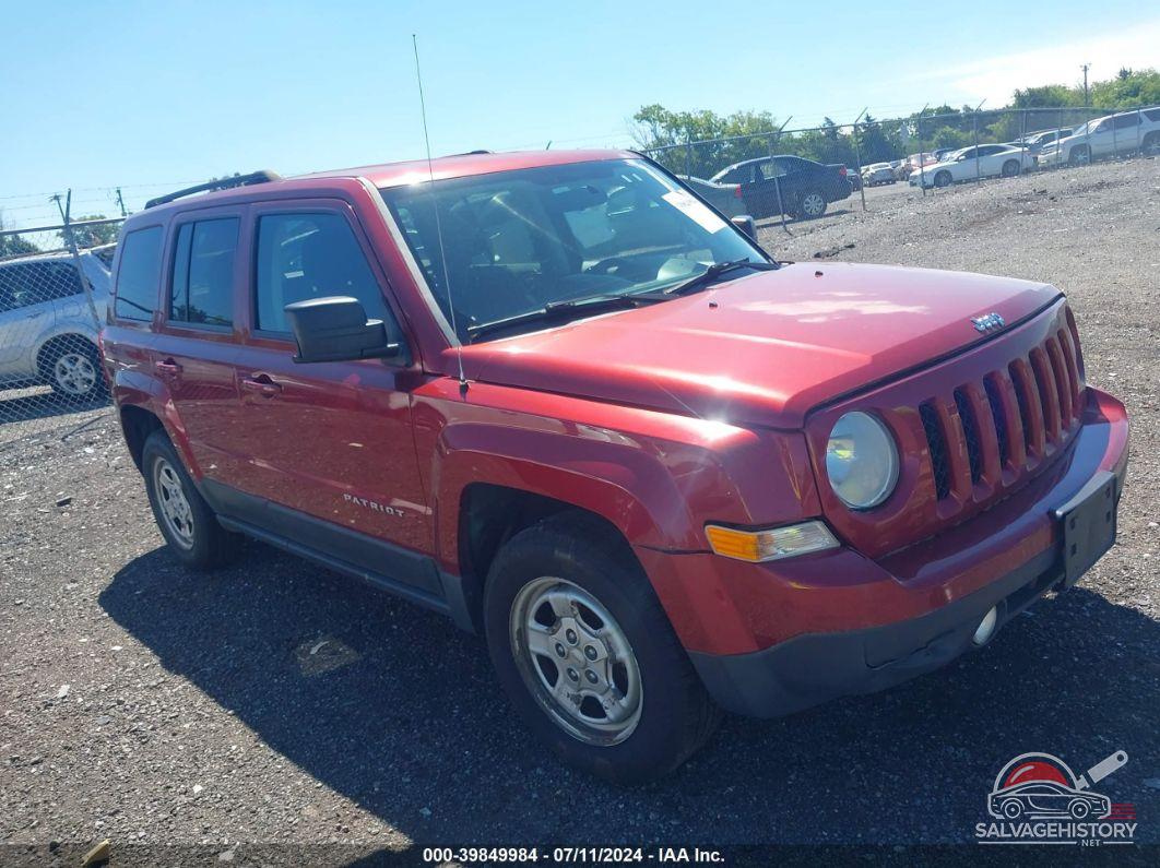 1C4NJPBA1ED709182 2014 JEEP PATRIOT photo no. 2