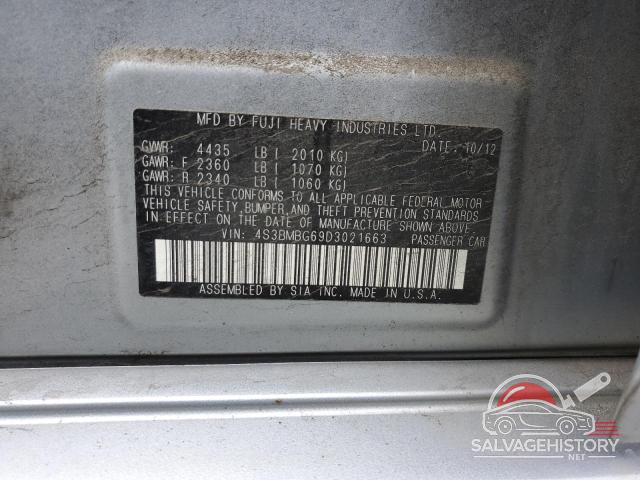 4S3BMBG69D3021663 2013 SUBARU LEGACY photo no. 12
