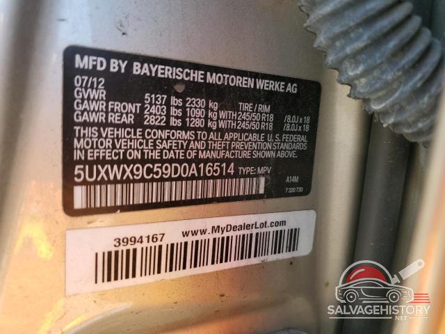 5UXWX9C59D0A16514 2013 BMW X3 photo no. 14