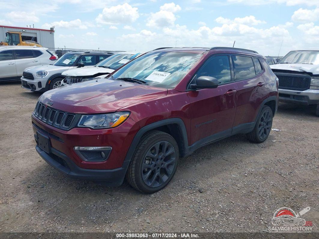 3C4NJDEB7MT595247 2021 JEEP COMPASS photo no. 2
