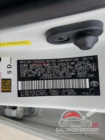 JTDZN3EU6HJ061249 2017 TOYOTA PRIUS photo no. 12