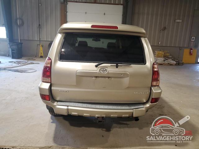 JTEBU17R858042766 2005 TOYOTA 4RUNNER photo no. 6