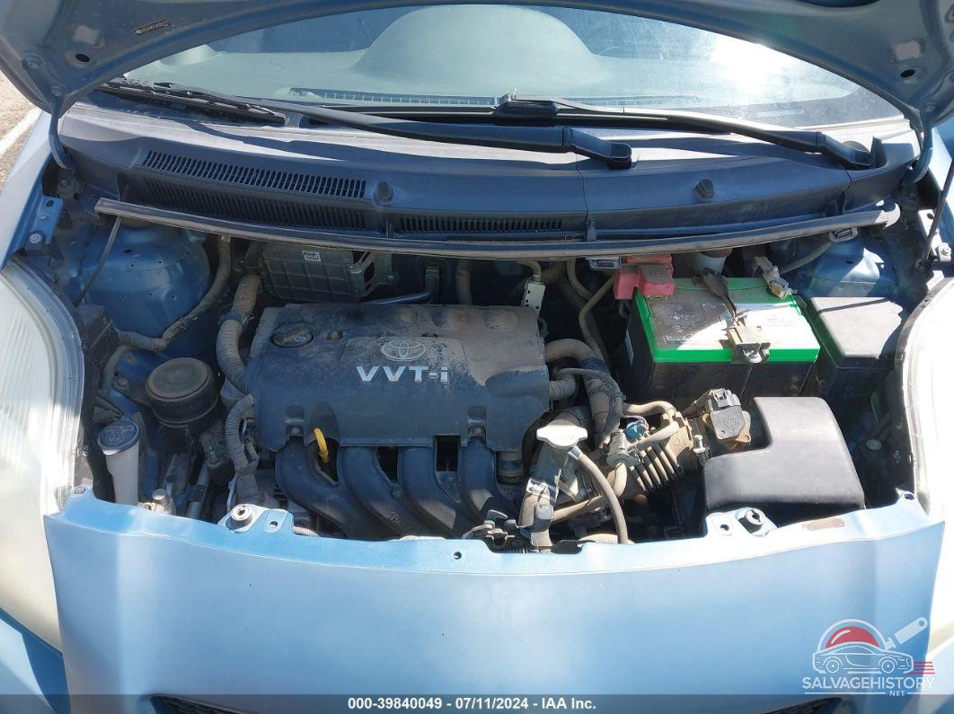 JTDJT4K31A5321771 2010 TOYOTA YARIS photo no. 10