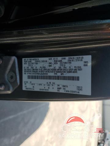 1FMCU0GX5DUA45093 2013 FORD ESCAPE photo no. 12