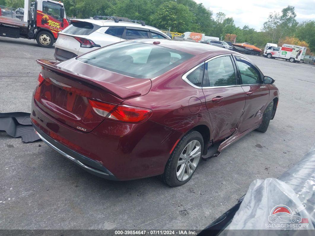 1C3CCCAB0FN602841 2015 CHRYSLER 200 photo no. 4