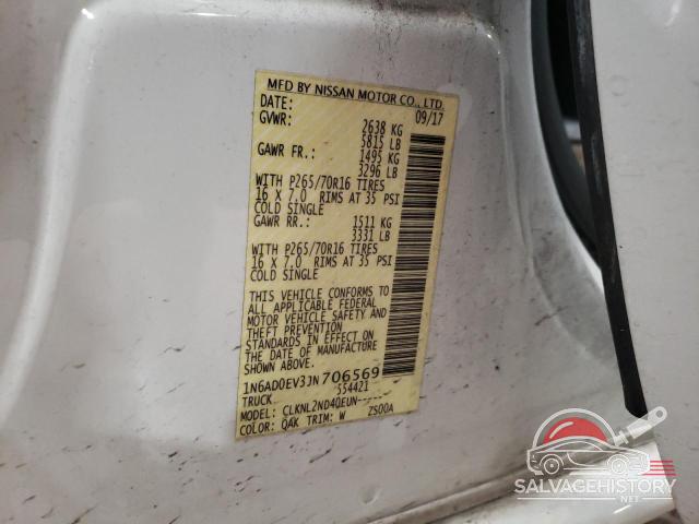1N6AD0EV3JN706569 2018 NISSAN FRONTIER photo no. 12