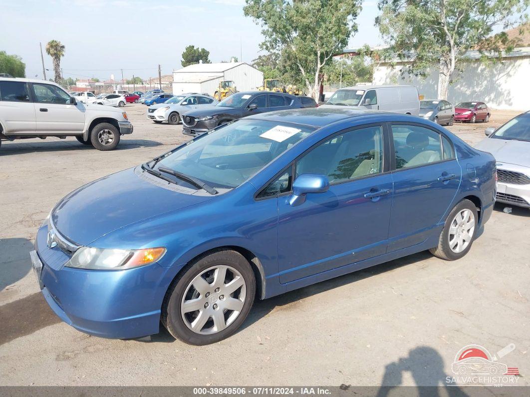 1HGFA16577L114832 2007 HONDA CIVIC photo no. 2