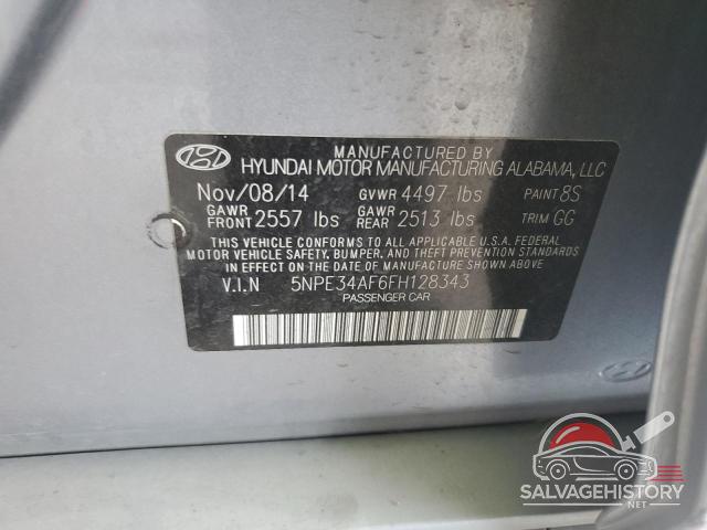 5NPE34AF6FH128343 2015 HYUNDAI SONATA photo no. 12