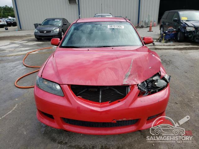 1YVHP84C455M60252 2005 MAZDA 6 photo no. 5