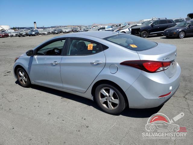 5NPDH4AE2EH511604 2014 HYUNDAI ELANTRA photo no. 2