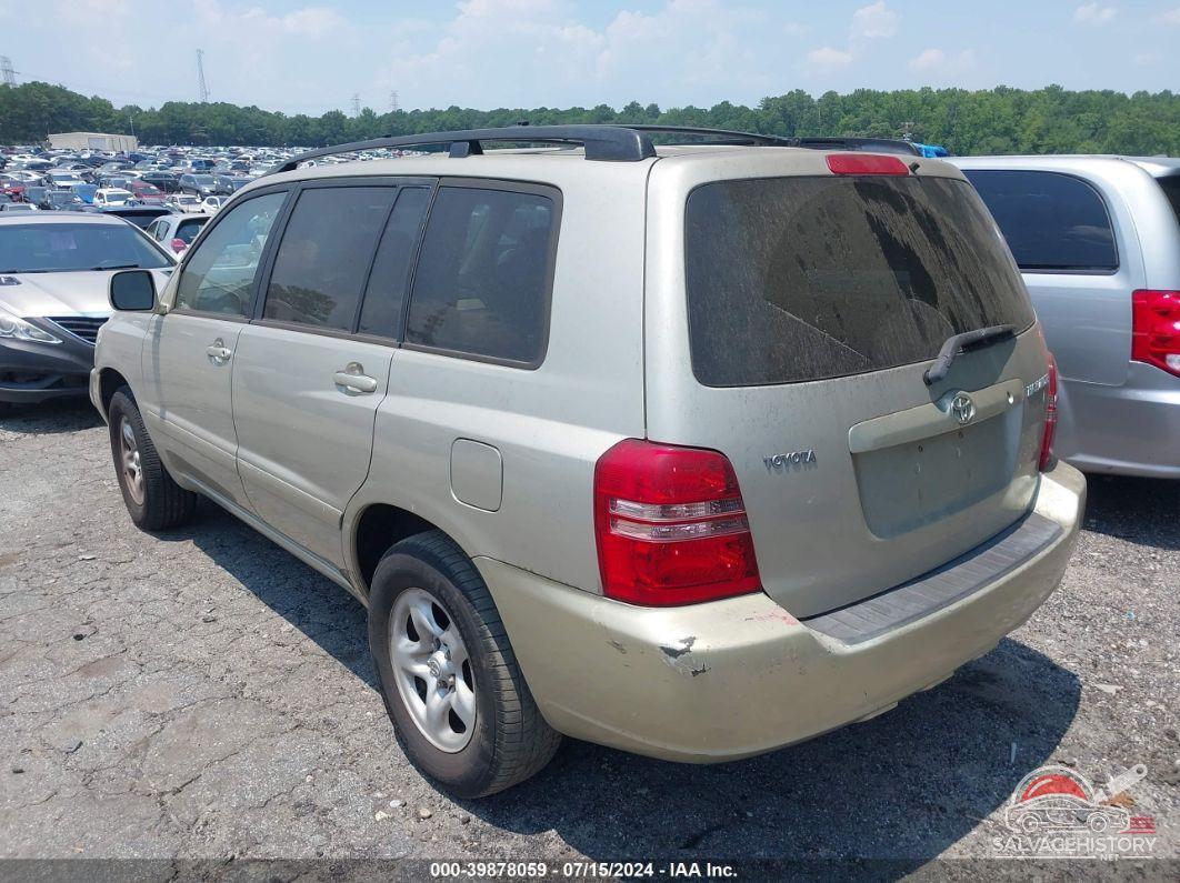 JTEGD21A520046542 2002 TOYOTA HIGHLANDER photo no. 3